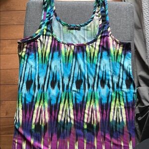 Colorful Tie-Dye Women's Tank Top
